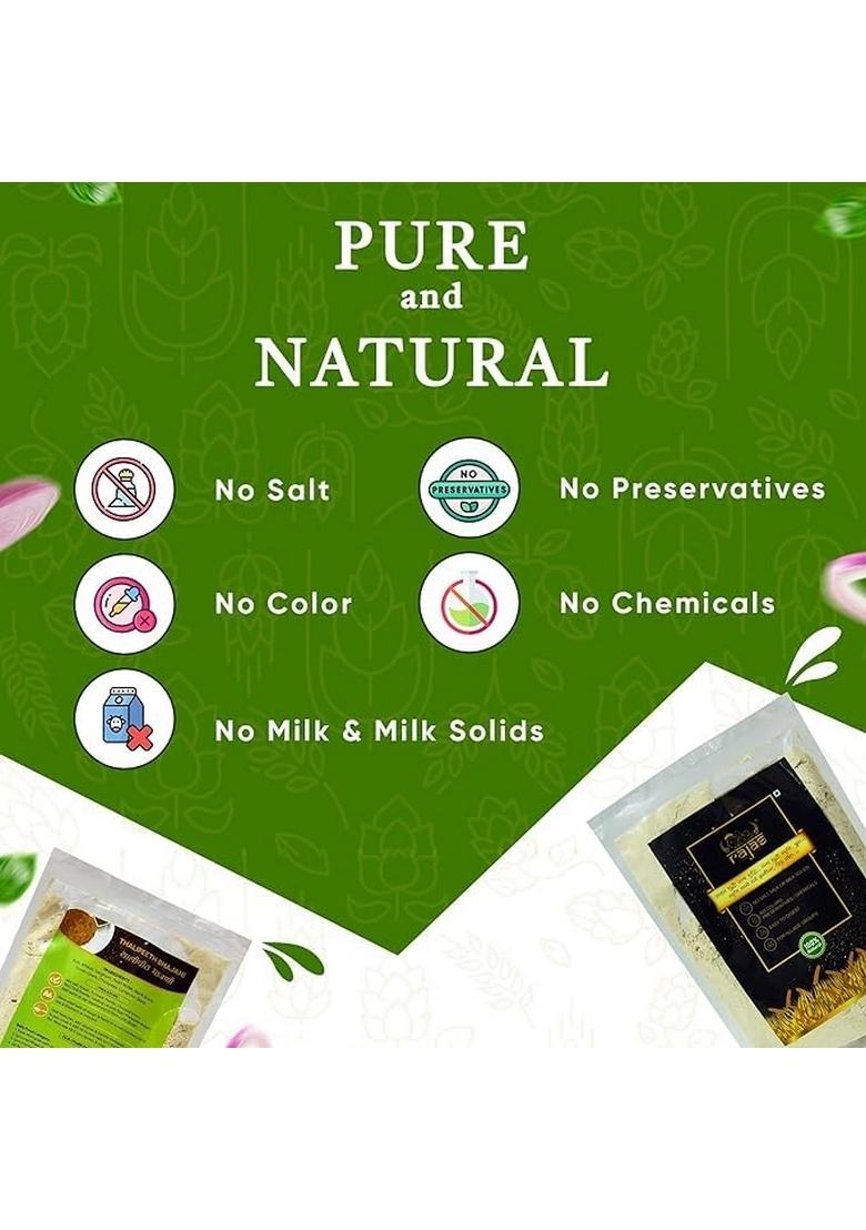 Rajas Complete Nutrition Thalipeeth Bhajani, 100% Natural Thalipith Flour, Healthy Multigrain Atta 400 Gms |