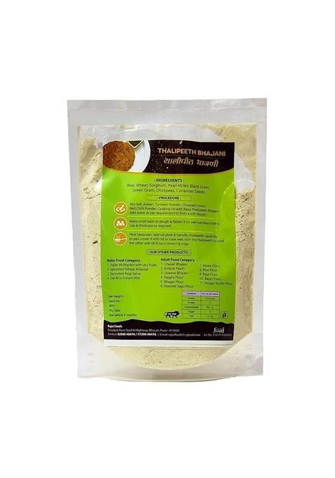 Rajas Complete Nutrition Thalipeeth Bhajani, 100% Natural Thalipith Flour, Healthy Multigrain Atta 400 Gms |
