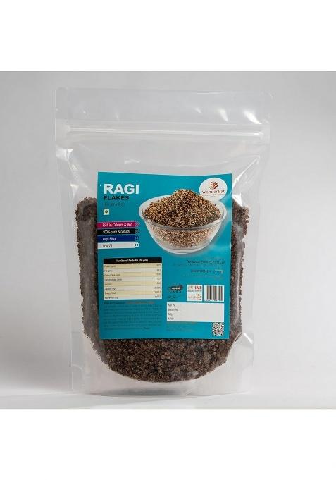 Wondereat Ragi Flakes 250G | Natural Breakfast Cereal | Pack Of 2