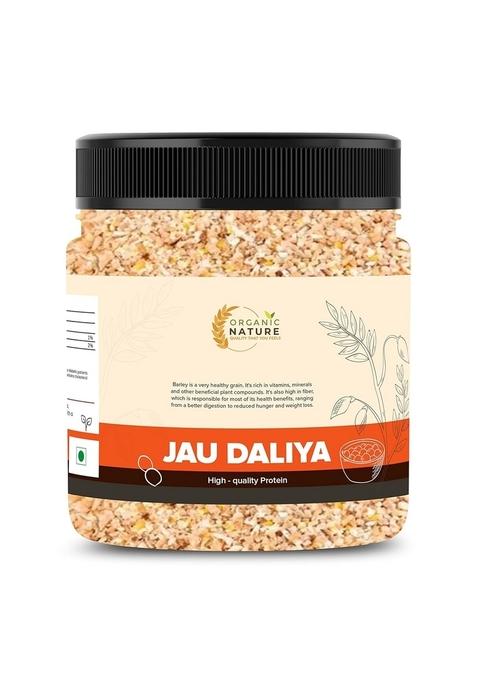 Organic Nature Jau Daliya (Pearl Millet Porridge)| 400 Gms Packing | With Omega-3 Fats| Whole Grain Jau Daliya | For Weight Loss & Digestive Health| Rich In Nutrients & Fibre | Jar Pack|