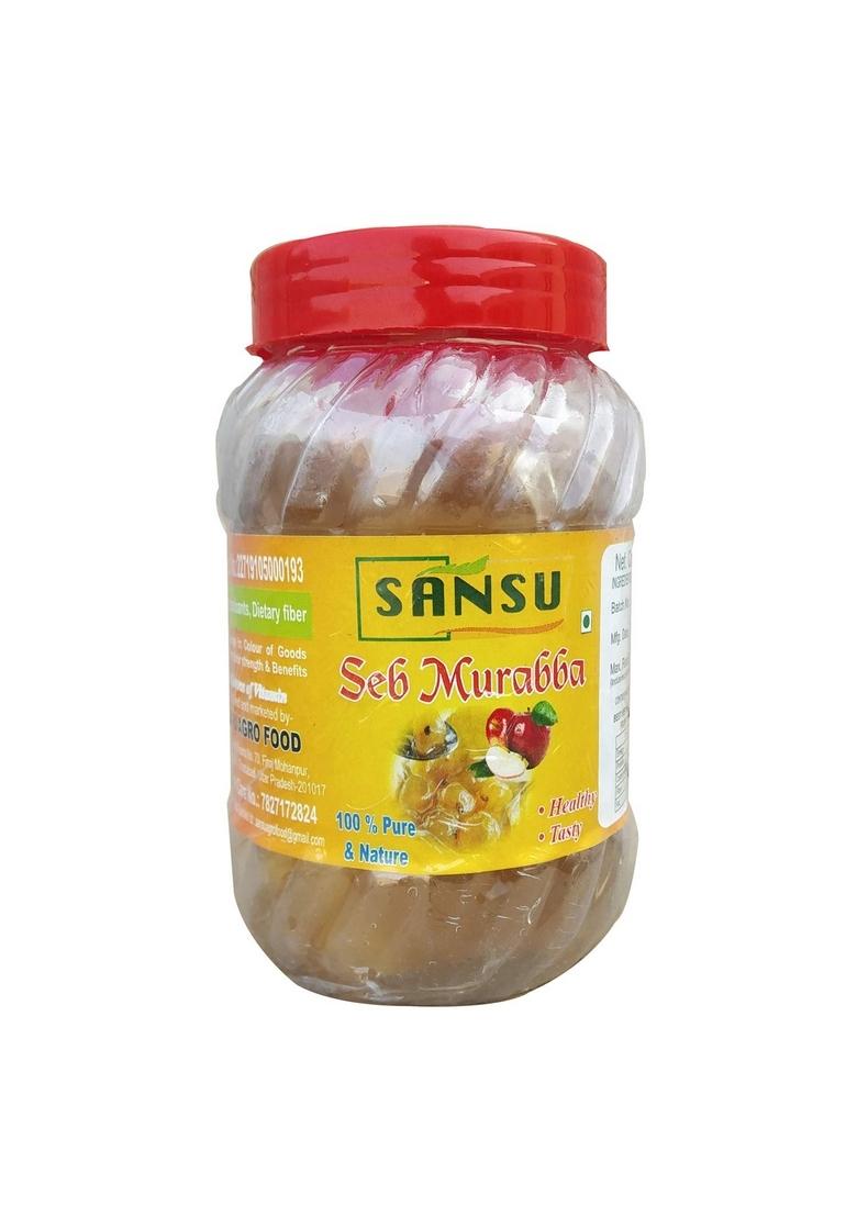 Sansu Homemade Organic Seb Murabba (Pack Of 2 X 500 Gm)