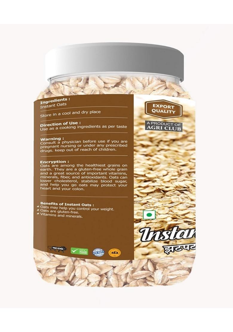 Agri Club Healthy Instant Oats 200Gm|Cereal For Breakfast|Oats For Weight Loss
