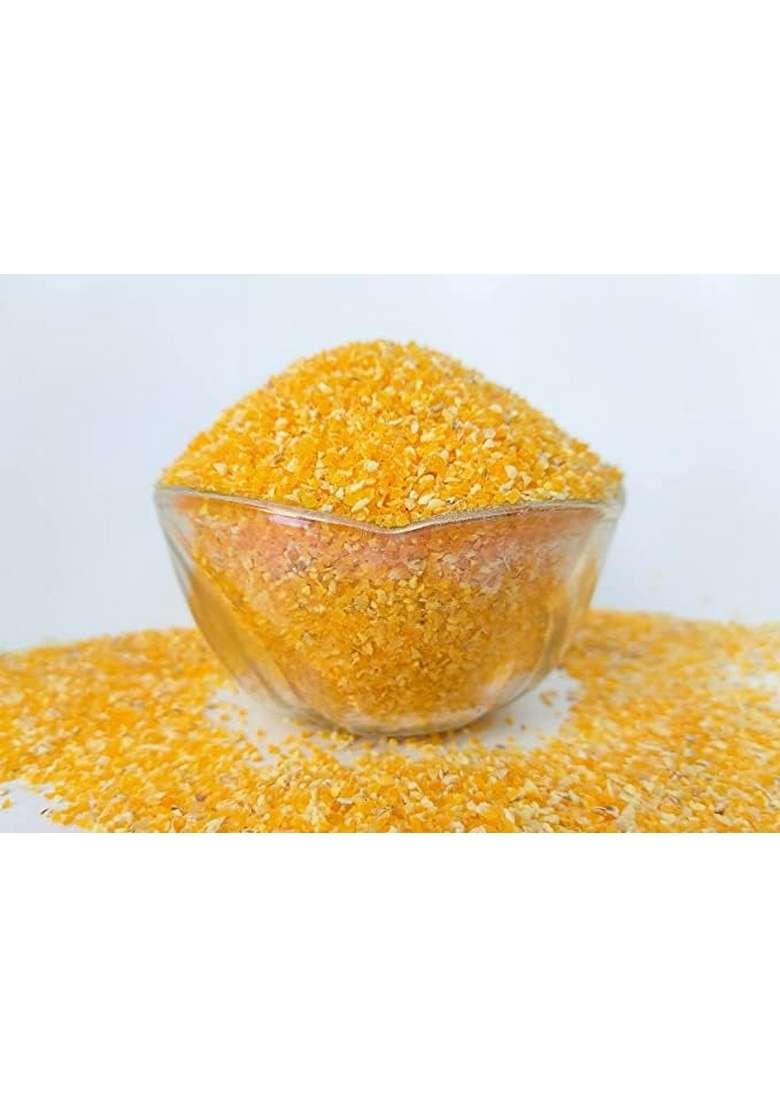 Freshocartz Makki Daliya | Makai Ka Dakiya | Maize Dalia (Makki, Corn Dalia) (Gluten Free, Naturally Farmed, Low Glycemic) (600) - Indya