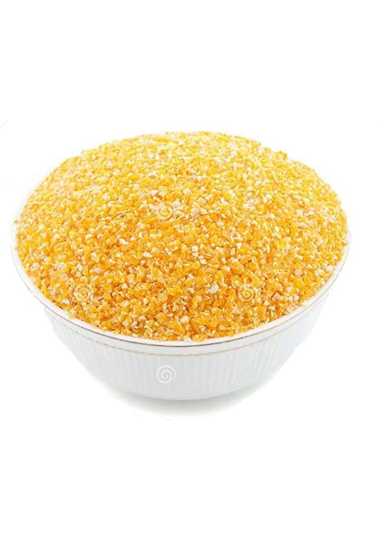 Freshocartz Makki Daliya | Makai Ka Dakiya | Maize Dalia (Makki, Corn Dalia) (Gluten Free, Naturally Farmed, Low Glycemic) (600) - Indya