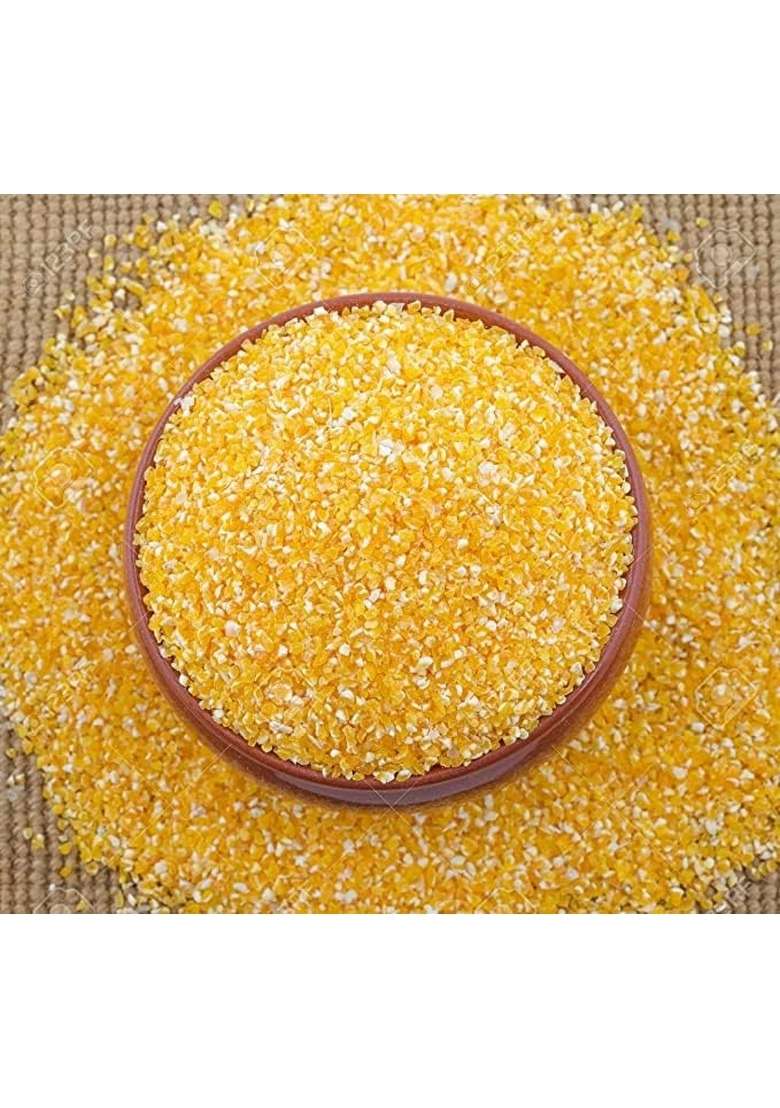 Freshocartz Makki Daliya | Makai Ka Dakiya | Maize Dalia (Makki, Corn Dalia) (Gluten Free, Naturally Farmed, Low Glycemic) (600) - Indya