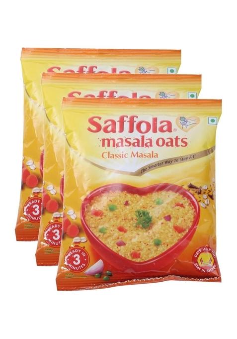 Big Bazaar Combo - Saffola Oats Masala Classic, 40G (Pack Of 3) Promo Pack