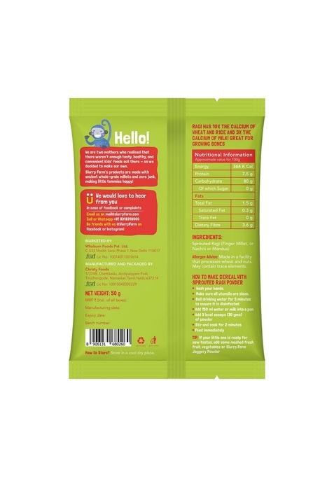 Slurrp Farm No Sugar, No Salt First Foods Cereal Trial Pack Combo | | Made With Ragi, Oats, Jowar, Real Fruits, Vegetables, Dals| 50 G*4 & Healthy Snacks For Kids| 12 X 20G Packs