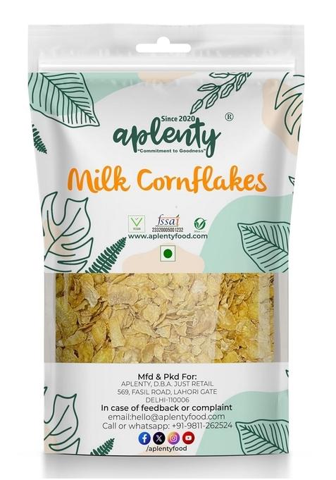 Aplenty Milk Corn Flakes | Breakfast Cereal | Crunchy & Yummy Cornflakes | Original & Healthy | Gluten Free | Whole Grains And The Goodness Of B Vitamins, Calcium & Vitamin D 400G