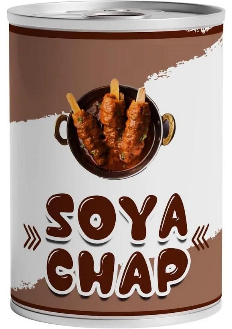 Aplenty Soya Chaap 850 Gm | Soya Chaap Sticks In Brine | Dried Soya Chap Weight 500 Gm | Fresh Plain Soya Chunks On Stick