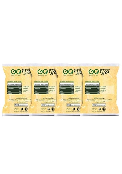 Goshudh Maize Porridge (Makka Daliya) 1Kg (Pack Of 4)