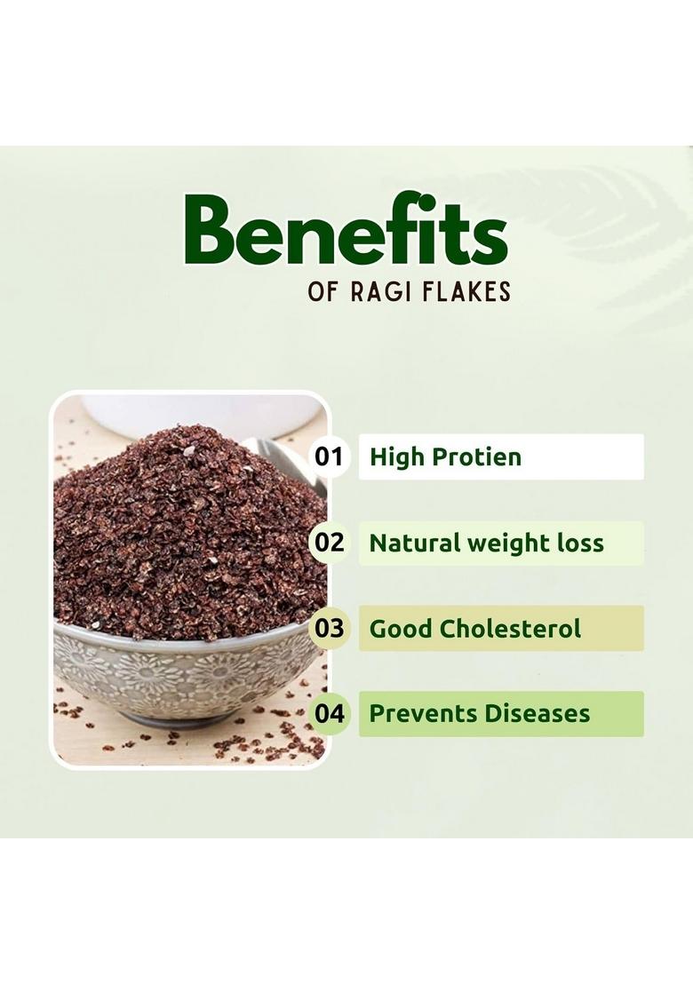 Danodia Foods Finger Millet Flakes (Ragi) – 450G (0.99 Lbs) | Gluten-Free & Non-Gmo | Traditional Unpolished Millet Flakes | Ideal For Indian & Fusion Recipes