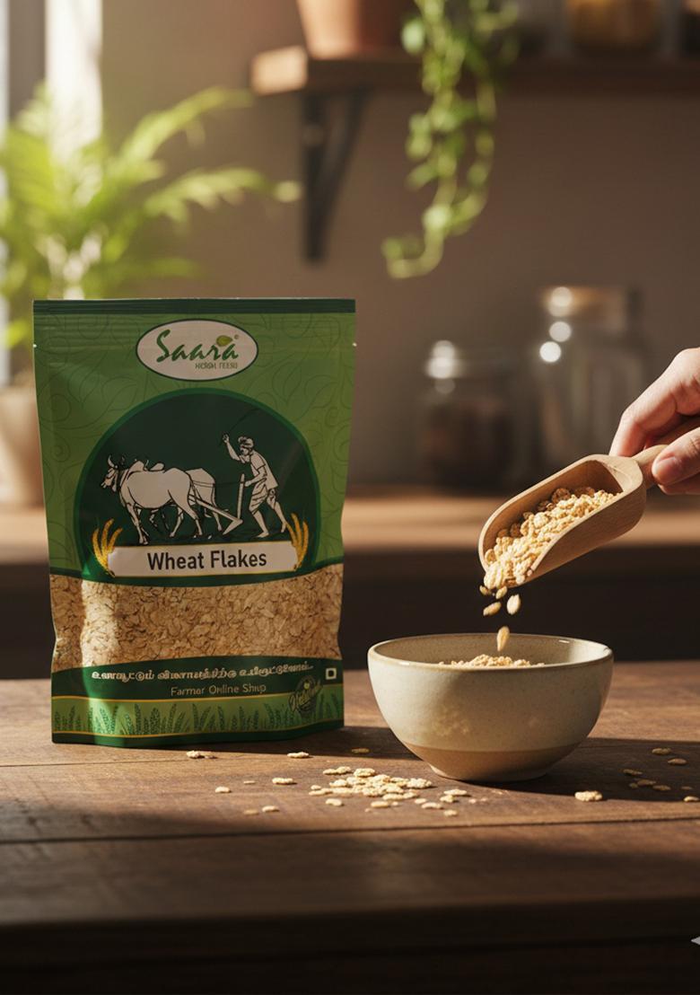 Vs Products Wheat Flakes 500G | Godhumai Aval, Godhumai Avalu | Gehu Poha, Gehu Chiwda