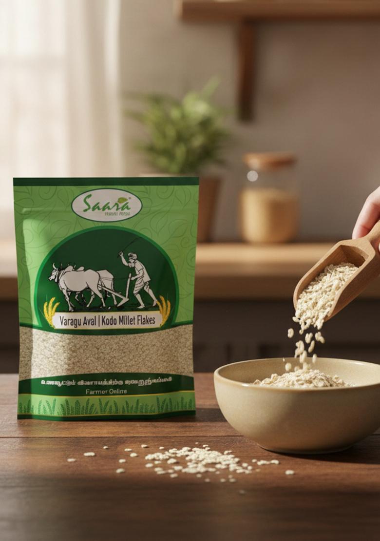 Vs Products Varagu Aval 500Gm | Kodo Millet Aval | Healthy Millet Flattened Rice