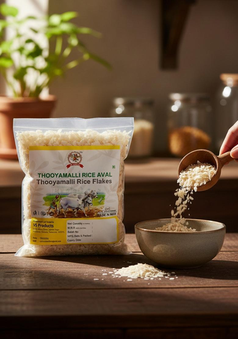 Vs Products Thooyamalli Rice Aval 500G | Thooyamalli Arisi Aval | Jasmine Rice Poha