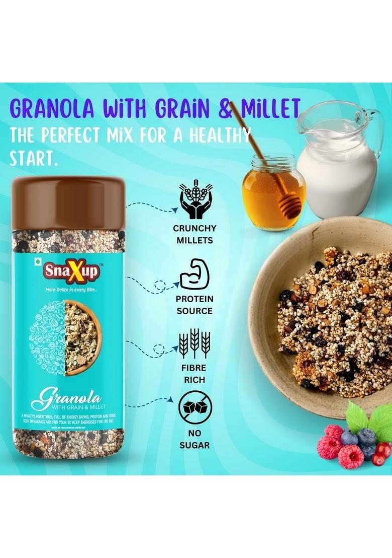 Snaxup Granola With Grain & Millet