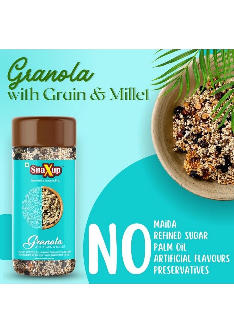 Snaxup Granola With Grain & Millet