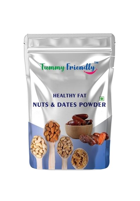 Tummyfriendly Foods Premium Nuts And Dates Powder. Dry Fruit Powder For Baby. Organic Dry Nuts Powder For Babies Kids And Adults | Dry Fruits Powder For Baby Kids For Milk. 2 Packs, 200G Each