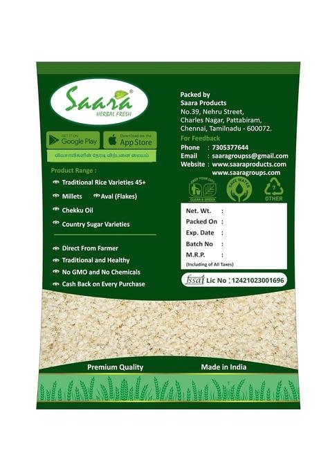 Vs Products Kuthiraivali Flakes, 250G, Barnyard Millet Aval, Millet Flakes For Breakfast, Rich In Fiber, 250G