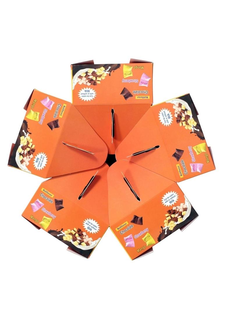 Lotan Multigrain Fillows Breakfast Cereal | 100Gm | Chocolate, Strawberry, Mango & Multi Flavour Burst | Crunchy From Outside Soft From Inside | Any Time Snacks