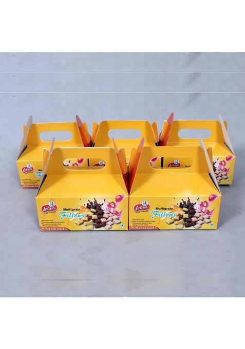 Lotan Multigrain Fillows Breakfast Cereal | 100Gm | Chocolate, Strawberry, Mango & Multi Flavour Burst | Crunchy From Outside Soft From Inside | Any Time Snacks