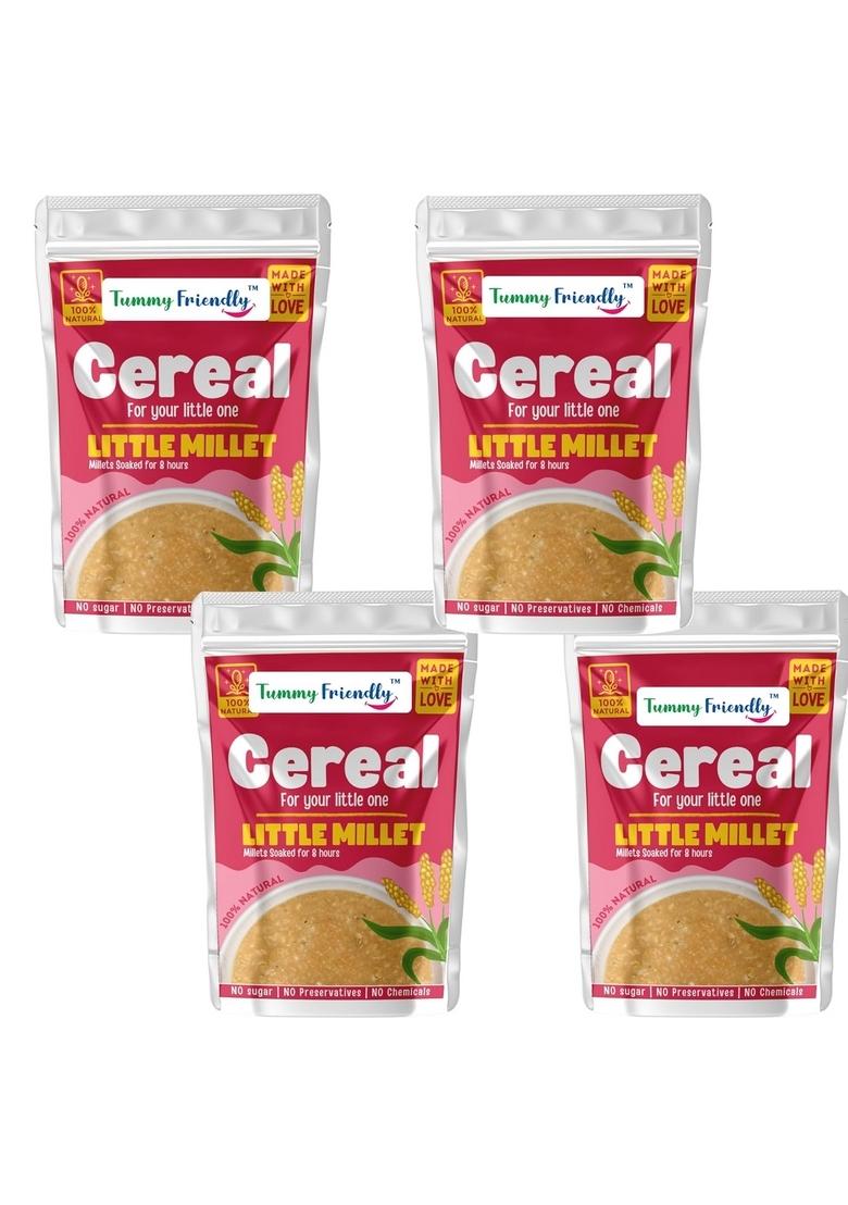Tummyfriendly Foods Little Millet Cereal For Baby Toddler Kids 2 Year Old | Baby Food For 2+ Year Old | Maximum Nutrition From Real Food. Available In Trial Baby Packs Too. 400G, (100G Each Pack)