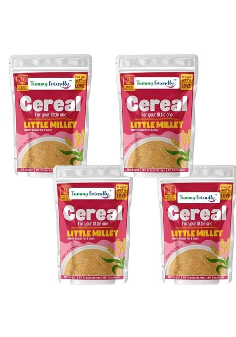 Tummyfriendly Foods Little Millet Cereal For Baby Toddler Kids 2 Year Old | Baby Food For 2+ Year Old | Maximum Nutrition From Real Food. Available In Trial Baby Packs Too. 400G, (100G Each Pack)