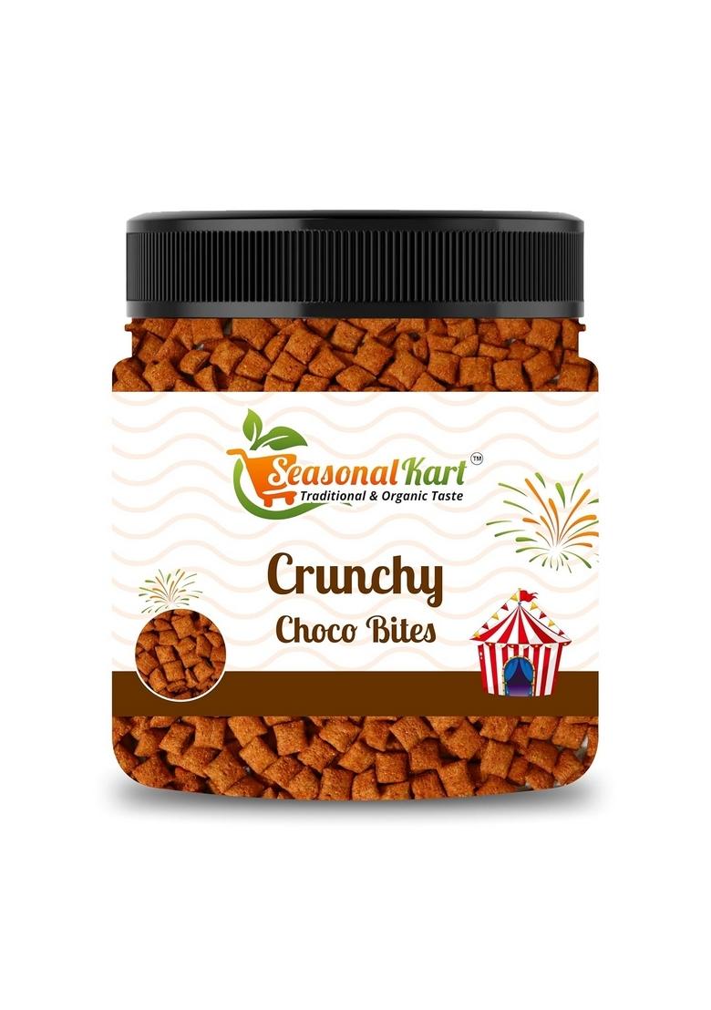 Seasonalkart Crunchy Choco Bites, Chocolate Flavoured Cereal, Traditional Taste (200 Gram)