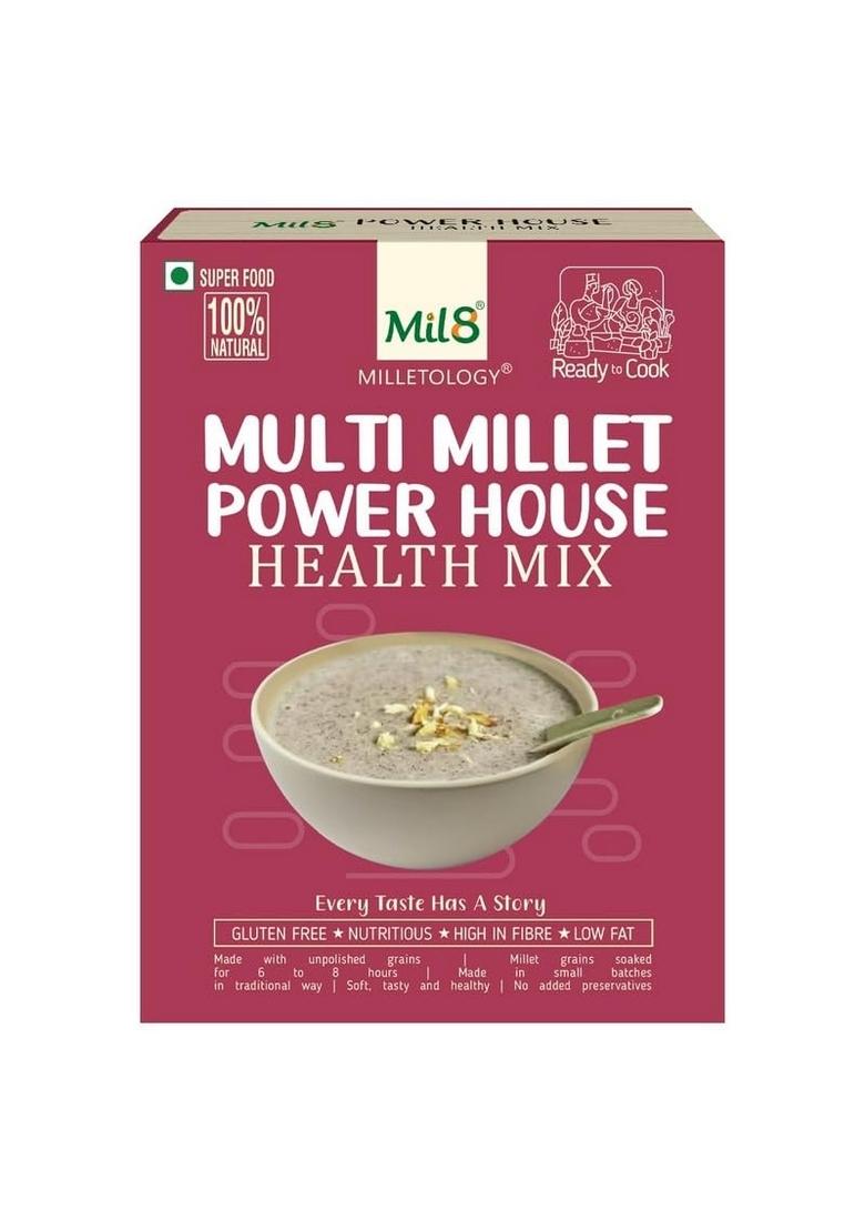 Mil8 Health Mix Powerhouse & Flour Pearl & Puttu Powder Finger Millet Pack Of 3(Each 300Gm)