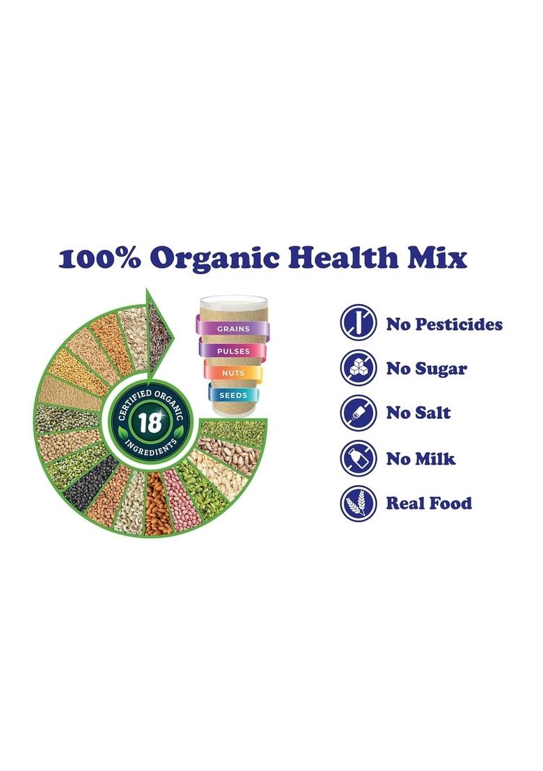 Tummyfriendly Foods Organic Health Mix Powder For Baby Kids 2 Year Old | Baby Food For 2+ Year Old | Maximum Nutrition From Real Food. Available In Trial Baby Packs Too. 800G