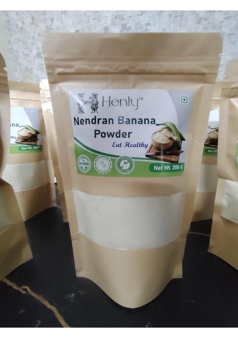 Henly Nendran Banana Powder, Natural Health Supplement For Children And Adult, 200G, Eat Healthy