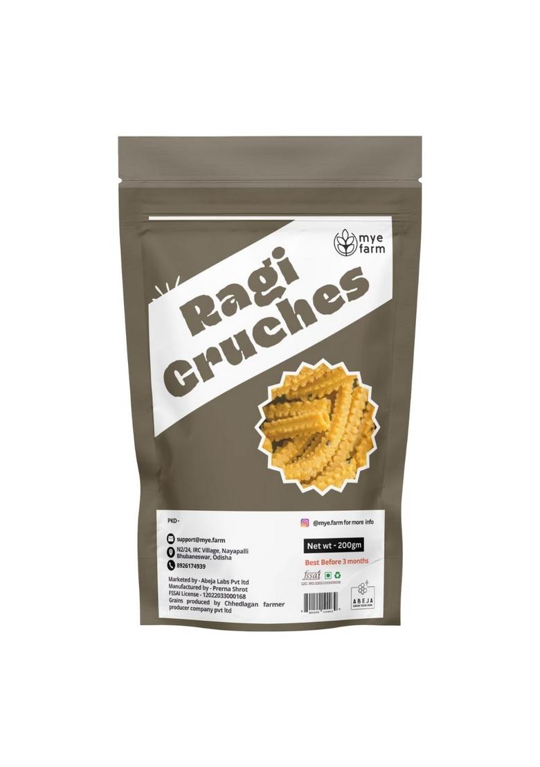 Mye Farm Ragi Crunch | Healthy Millet Mixture | Nutritious And Tasty | 200 Gm