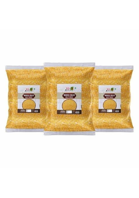 Diwali Sale Organic Broken Maize (Makka Dalia) / Corn Gluten Free Porridge/Daliya/Khichdi,|Maize Cracked Makki Daliya, Corn Daliya-1440G(480G*3Pkt) Great Indian Festival