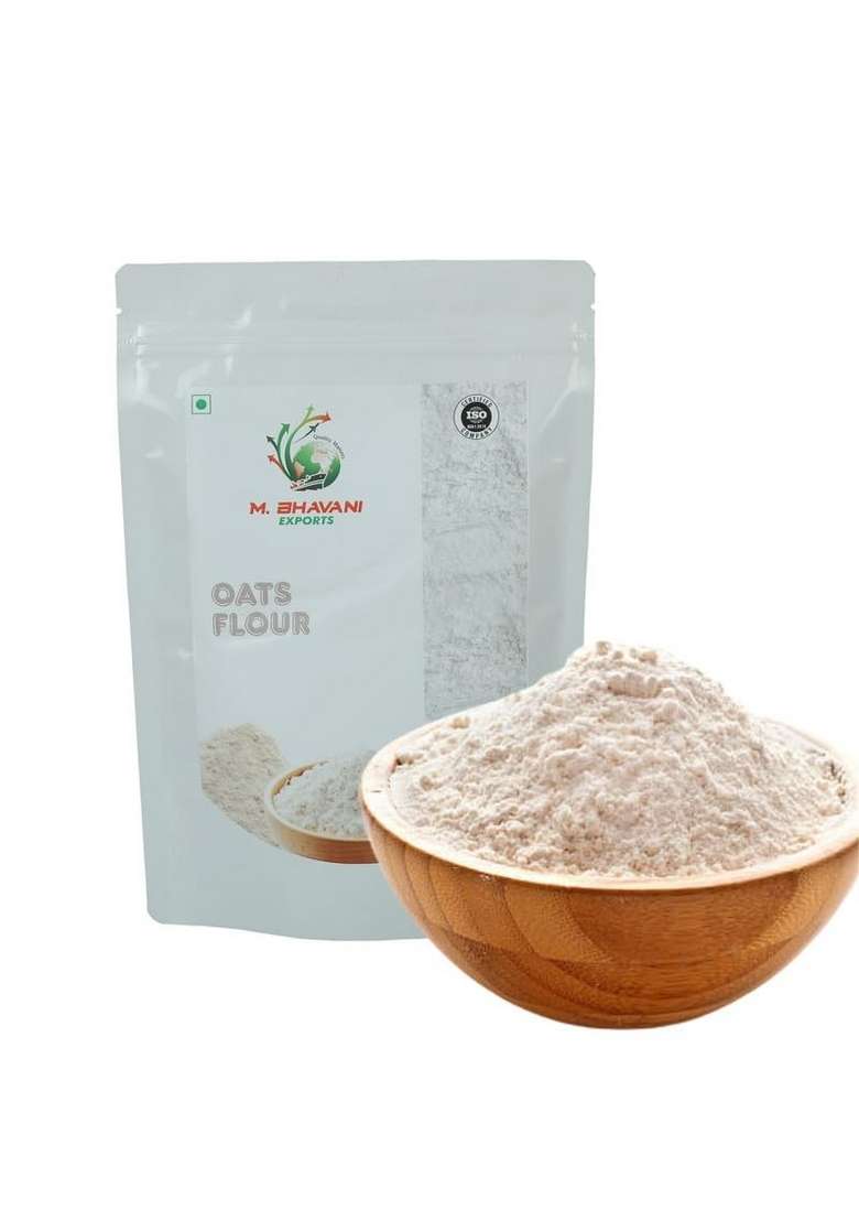 M.Bhavani Oats Flour 500G Pouch| Natural Whole Grain | High Soluble Fibre | Protein Goodness | Helps Manage Weight & Reducing Cholesterol | Breakfast Cereal - Indya