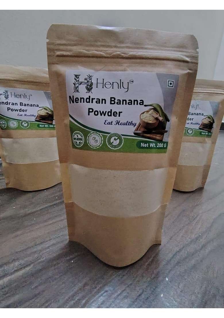 Henly Nendran Banana Powder, Natural Healthy Food Supplement, 200G, Eat Healthy - Indya