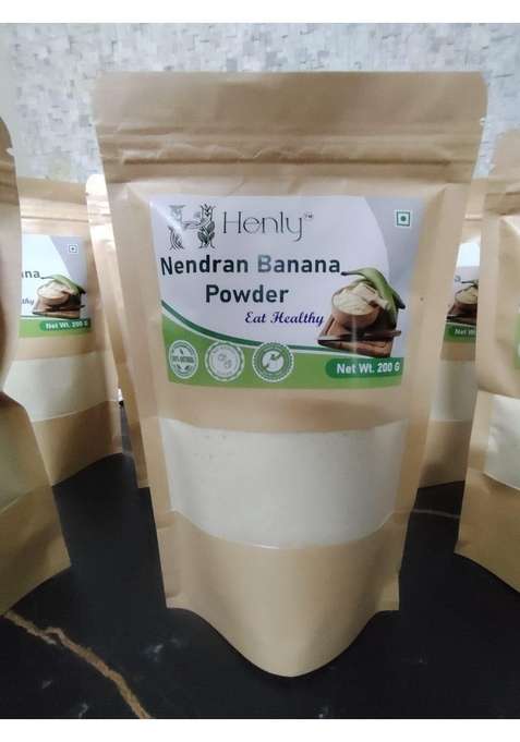 Henly Nendran Banana Powder, Natural Healthy Food Supplement, 200G, Eat Healthy