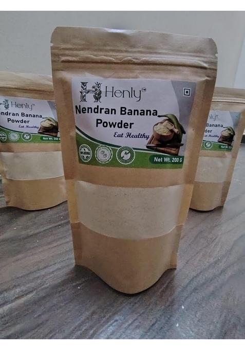 Henly Nendran Banana Powder, Natural Super Health Supplement, 200G, Eat Healthy