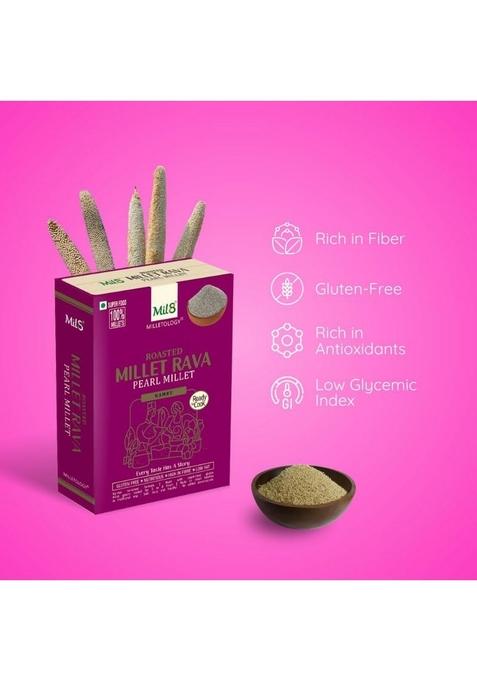 Rava Pearl & Puttu Powder Pearl Millet Combo (300Gram-300Gram) Nutritious, Delicious And Healthy Breakfast Solution