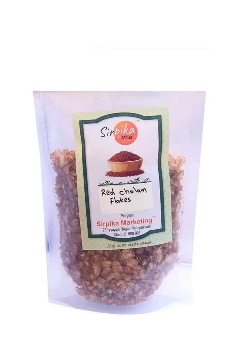 Sirpika Millet Foxtail, Kodo, Little, Barnyard, Pearl, Ragi, Jowar, Redjowar, Irugu Sorghum & Proso Millet Flakes | Premium Millets | Nutrient-Rich & Versatile | Healthy Diet & Sustainable Source | Versatile Millet Blend For Daily Use 500 G (Pack Of 1). ( - Indya