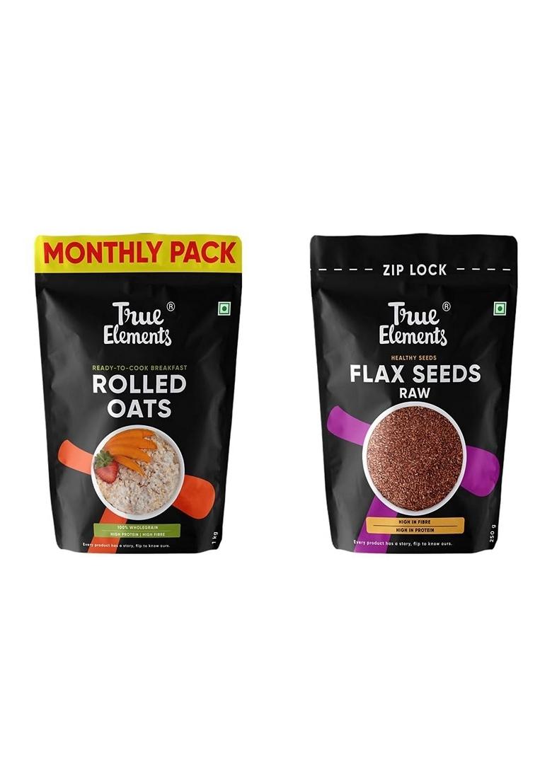 True Elements Rolled Oats Naturally Gluten Free 1 Kg