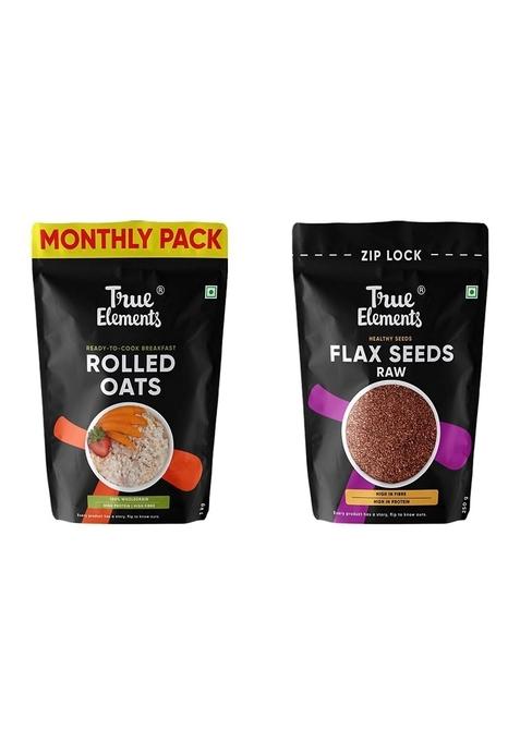 True Elements Rolled Oats Naturally Gluten Free 1 Kg