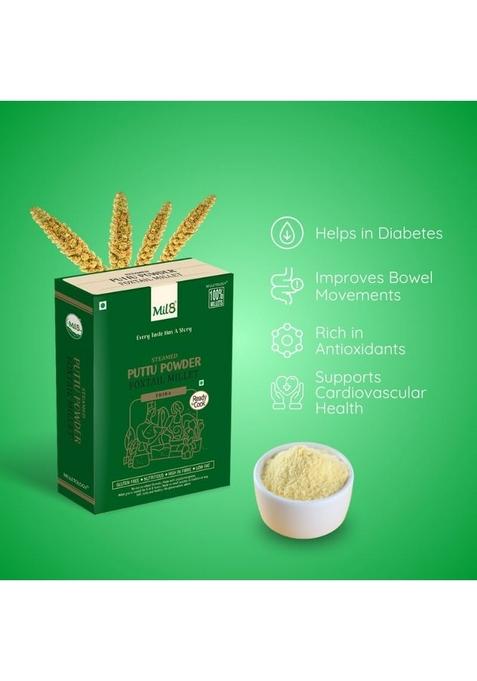 Puttu Powder Foxtail & Flour Sorghum Millet Combo (300Gram-300Gram) Nutritious, Delicious And Healthy Breakfast Solution
