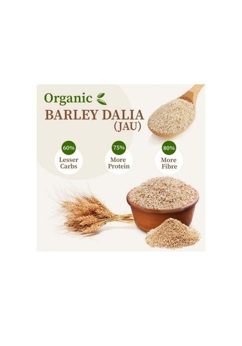Ghotaram Freshly Sprouted Jau Daliya | Desi Barley Porridge | Jau Ki Guli | Joo Guli | Broken Barley | Jau Ka Dalia | Hordeum Vulgare Porridge Nutritious Food For Strength & Fitness-480G(Pac 2X 240G)