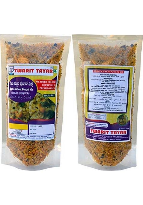 Twarit Tayar Broken Wheat Pongal Mix, 500G