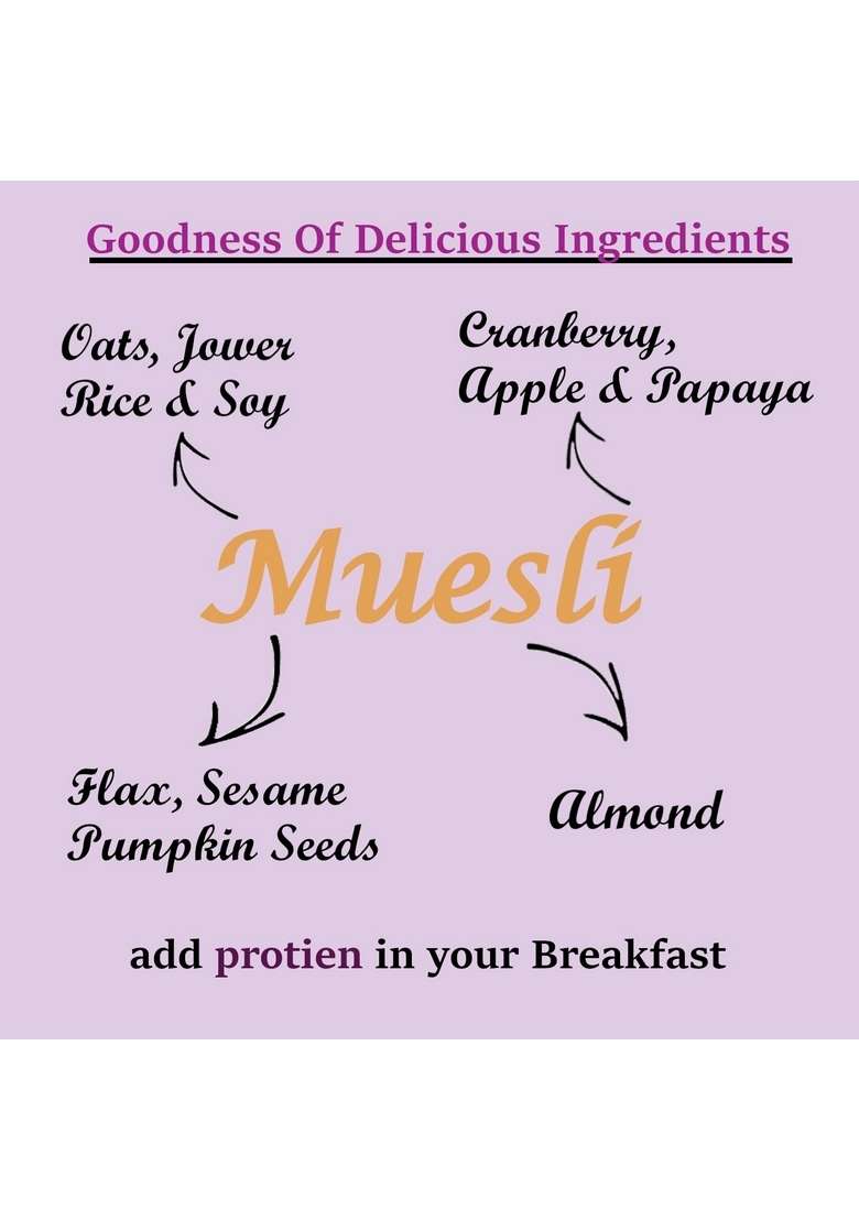 Pramix Muesli Fruit And Nuts - 900G With Fruits, Nuts & Seeds, Multigrain Breakfast Cereal, Delight Healthy Breakfast - Indya