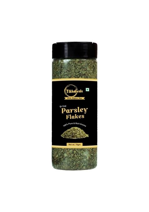 Tikhalwale Natural Seasoning Parsley Flakes 70Gram