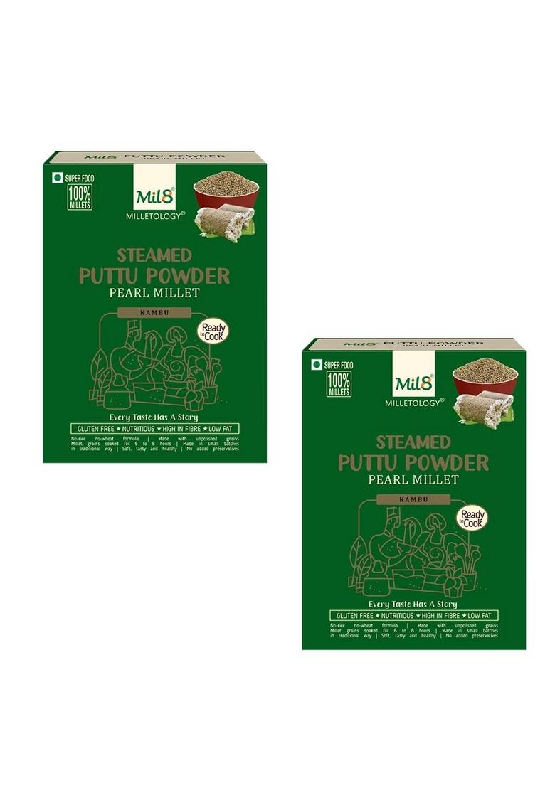 Mil8 Puttu Powder Pearl & Puttu Powder Pearl Millet Combo (300Gram-300Gram) Nutritious, Delicious And Healthy Breakfast Solution