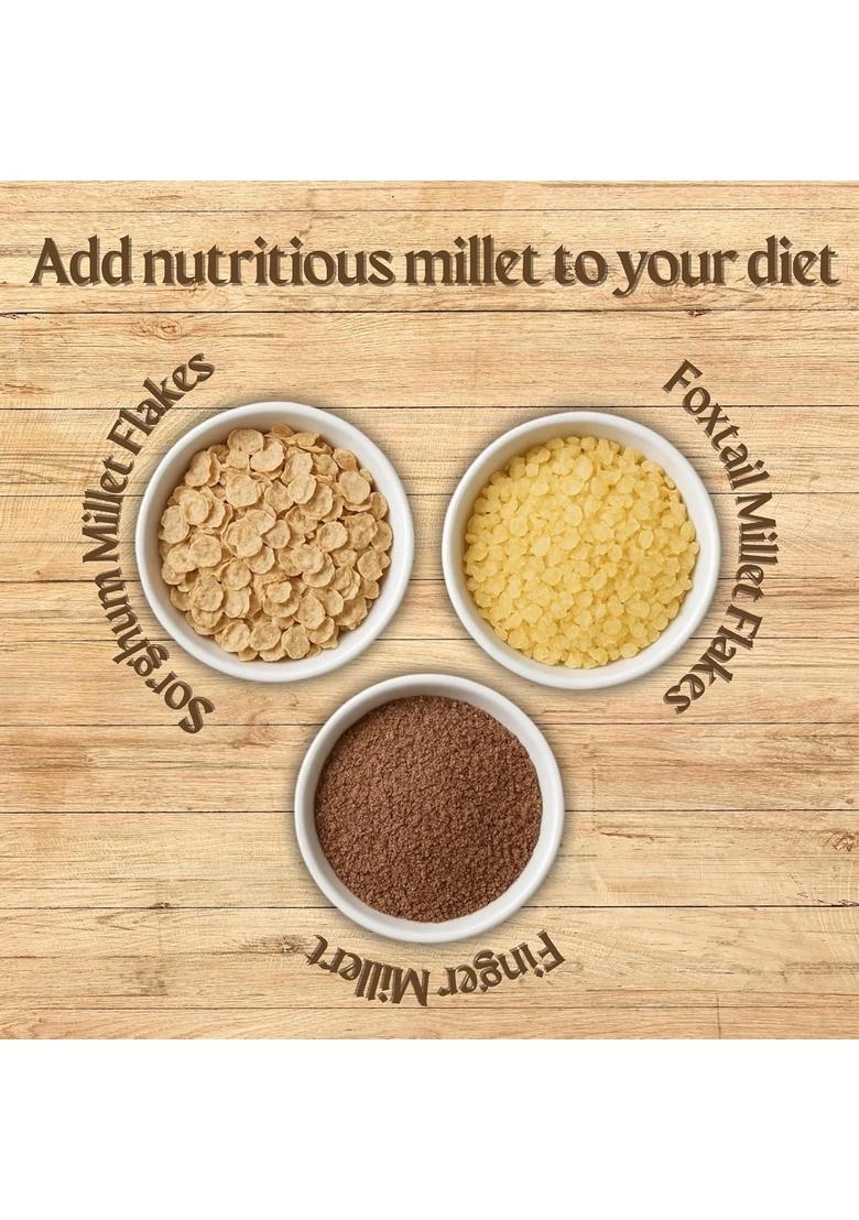 Millet 'N' Minutes Millet Granola, Nuts And Cranberries, No Added Preservatives, Rich In Vitamins And Fibre, 40% Millet