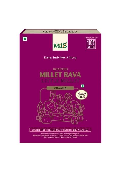 Mil8 Flour Sorghum & Rava Little Millet Combo (300Gram-300Gram) Nutritious, Delicious And Healthy Breakfast Solution