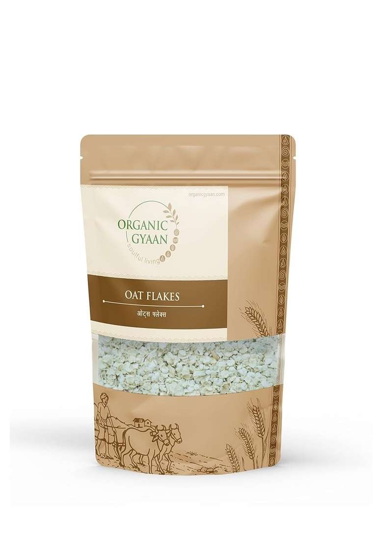 Organic Gyaan Oat Flakes 200Gm Pack Of 2 - Indya