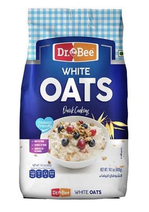 Dr.Bee White Oats | 1000 Grams | Rolled Oats | 100% Natural Wholegrain | Nutritious Breakfast Cereals | Porridge | Easy To Cook | വൈറ്റ് ഓട്സ് | सफेद ओट्स